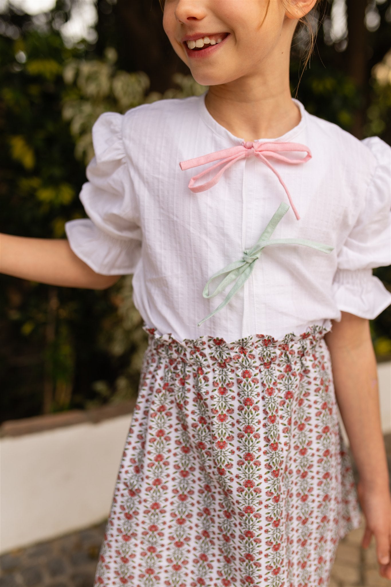 Camisa hortensia niña