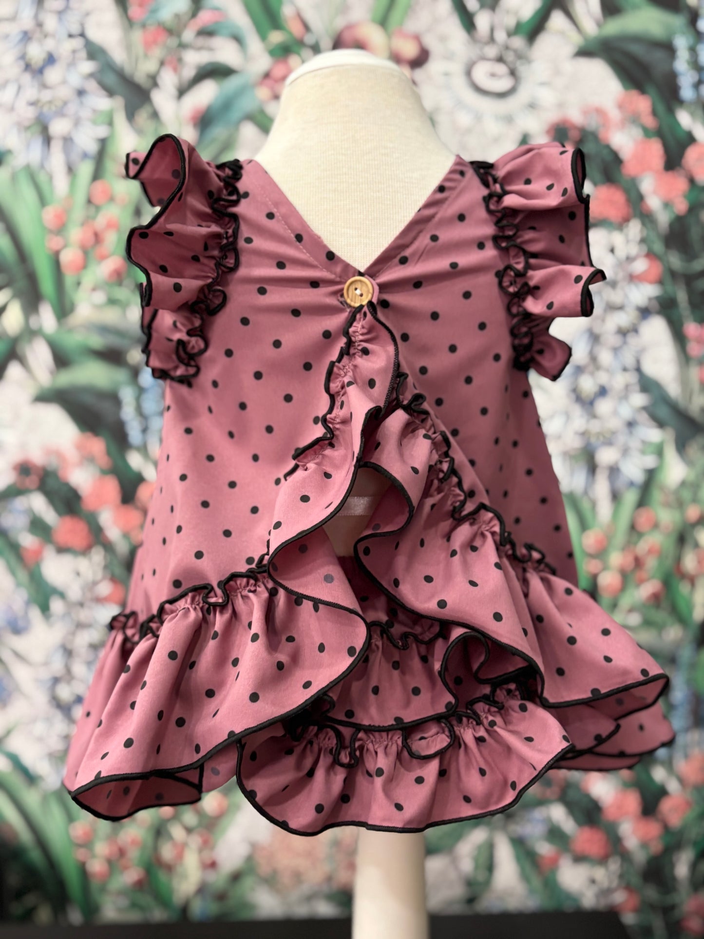 JESUSITO FLAMENCA JUANA (rosa-negro)