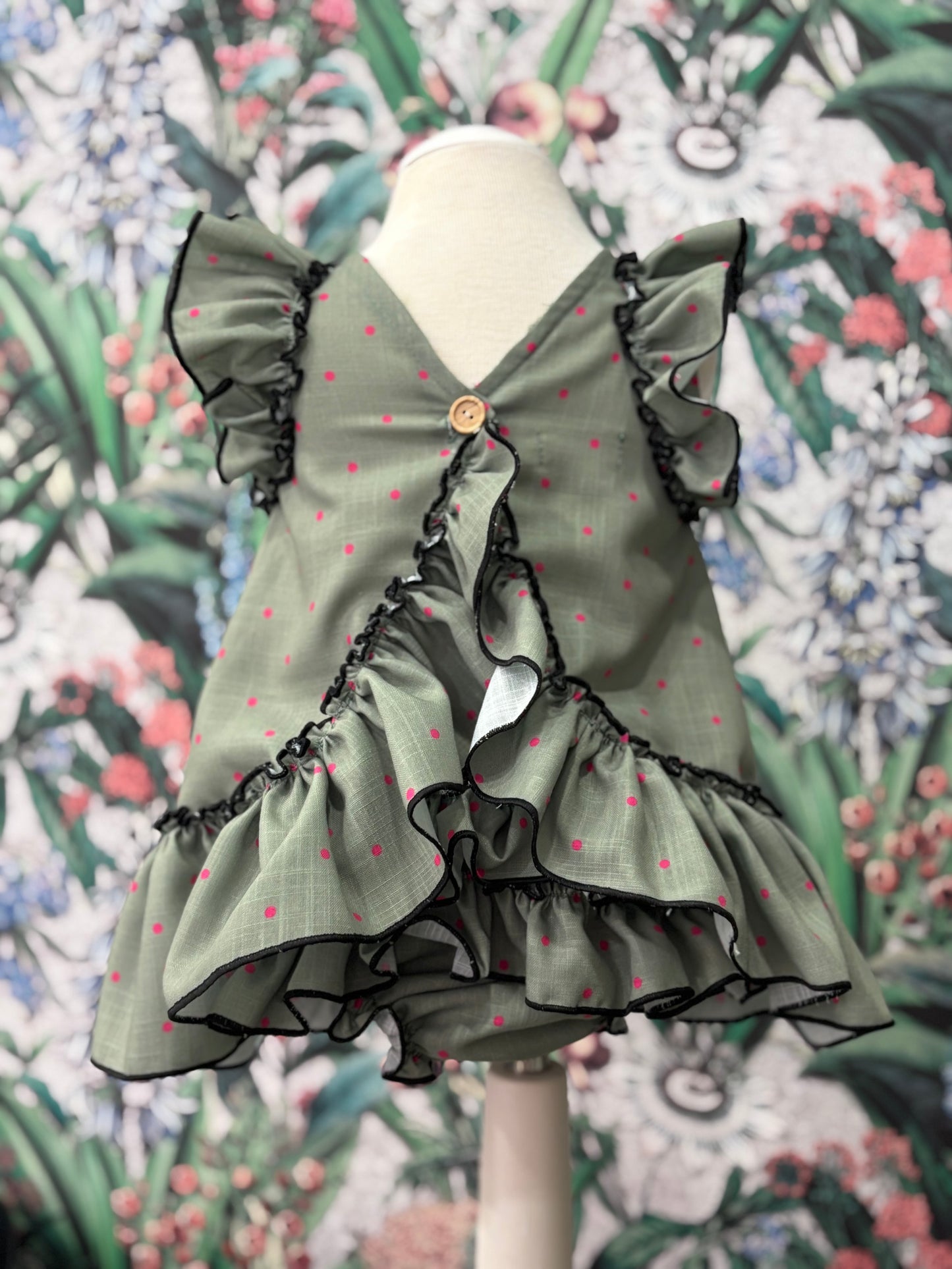 JESUSITO FLAMENCA MANUELA (Verde-frambuesa)