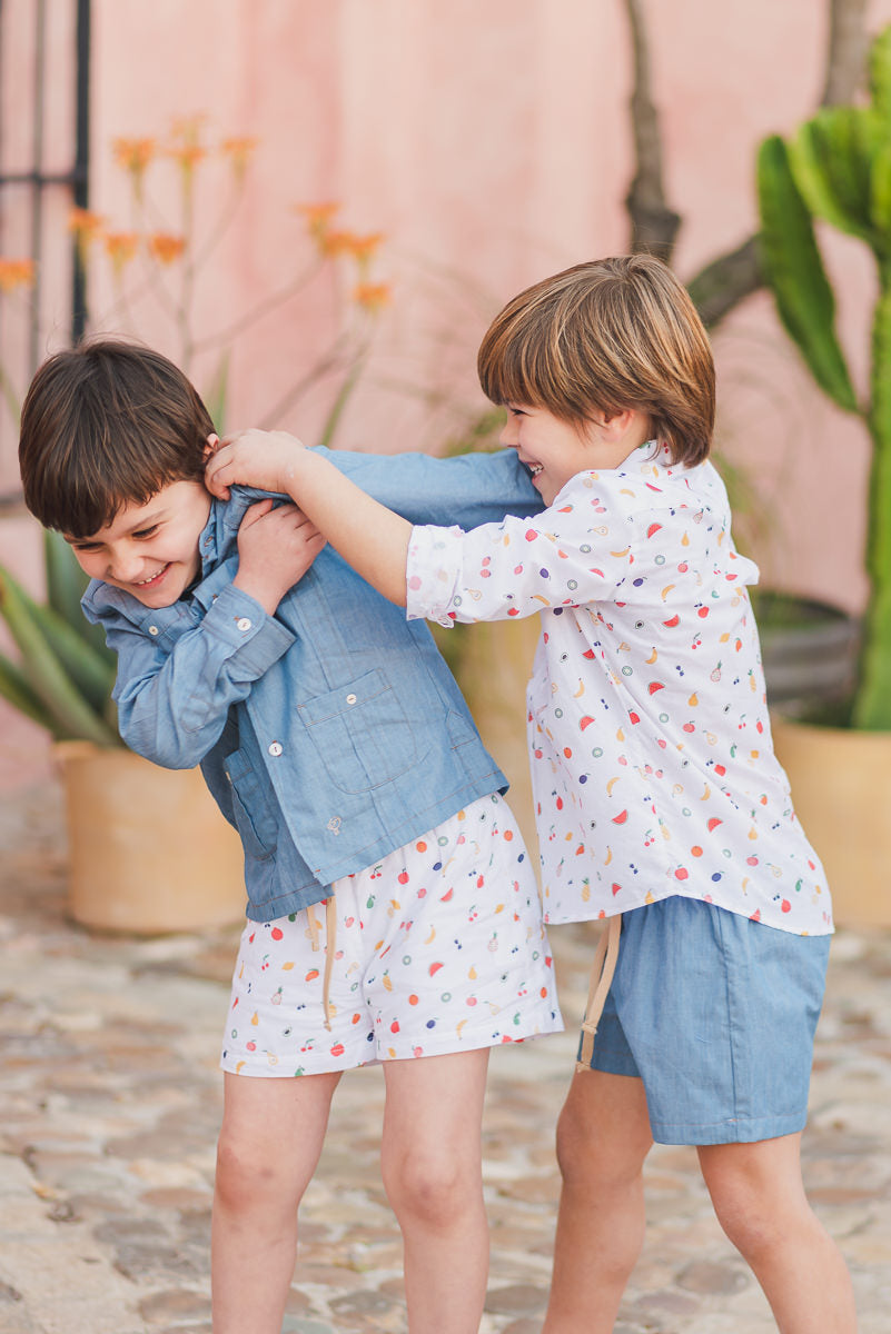 Camisa niño macedonia