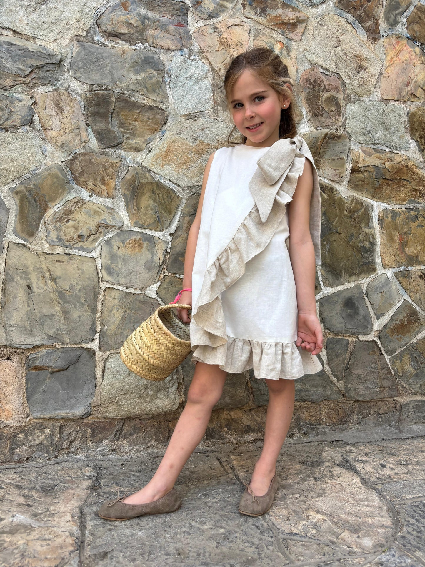 Vestido Taormina marfil