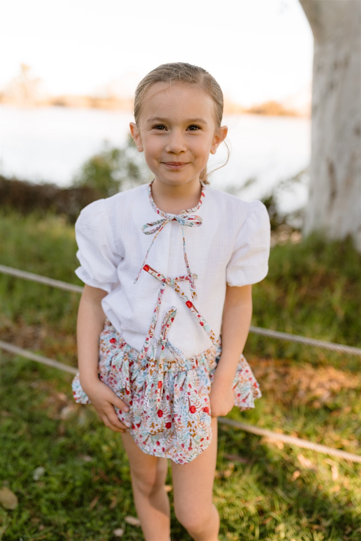 Camisa niña génova