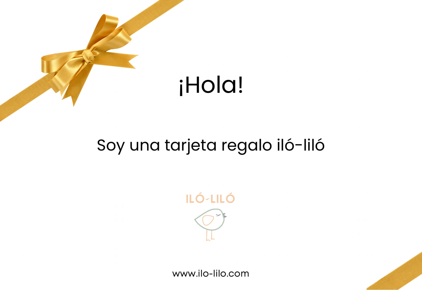 Tarjeta regalo Iló-Liló