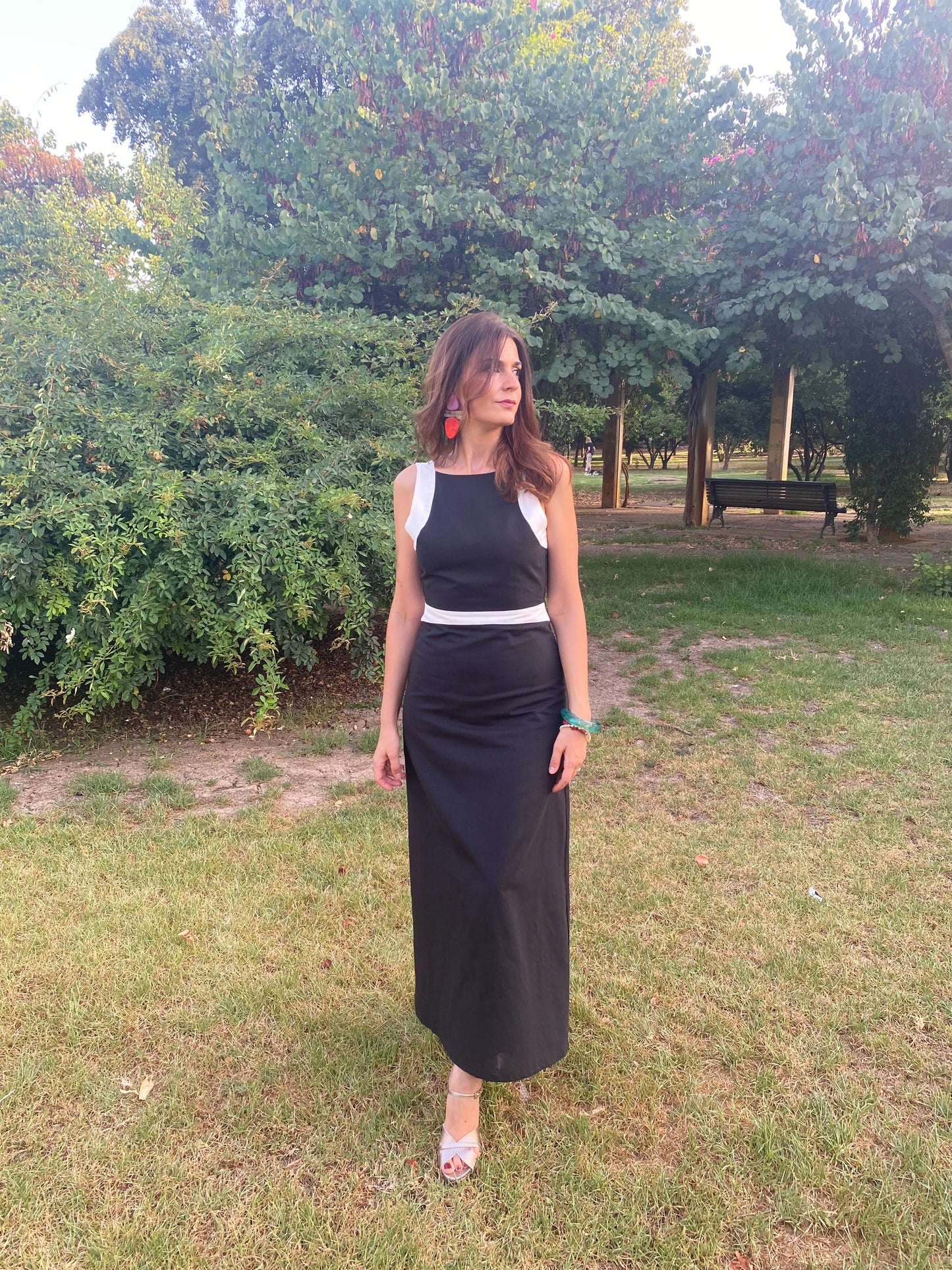 Vestido mujer negro Taormina