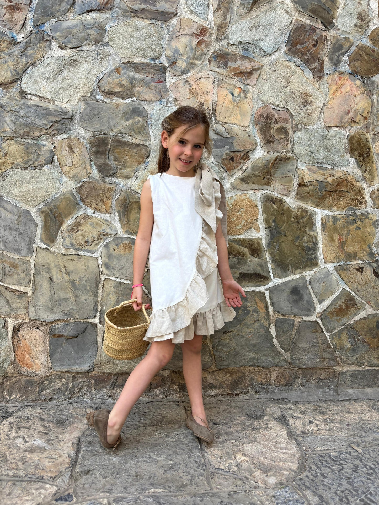 Vestido Taormina marfil