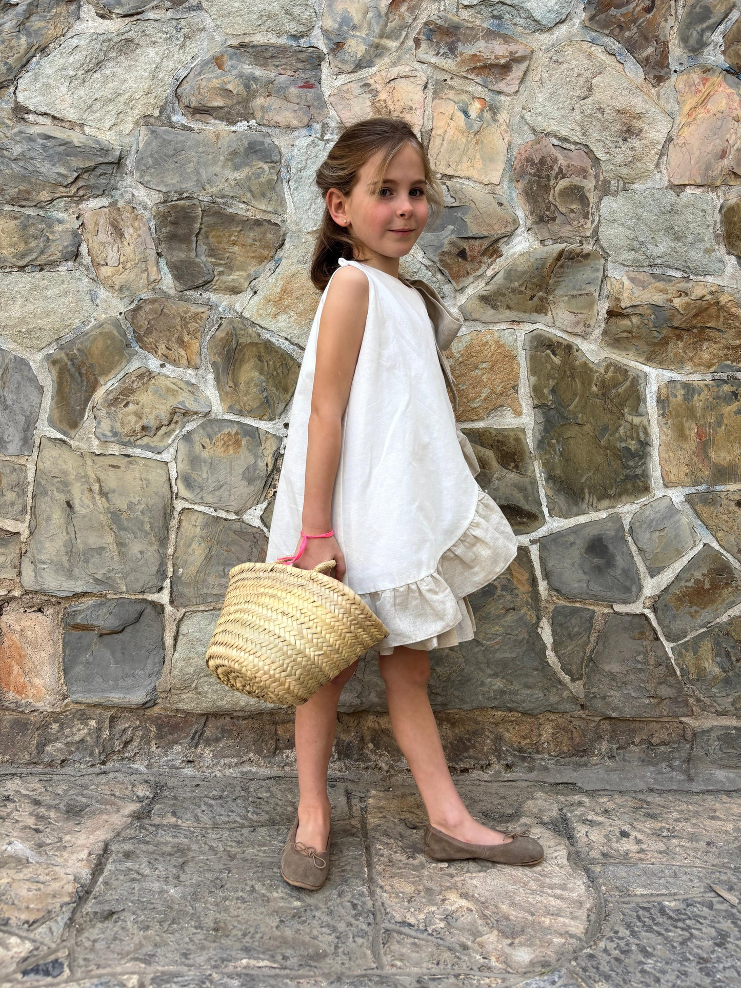 Vestido Taormina marfil
