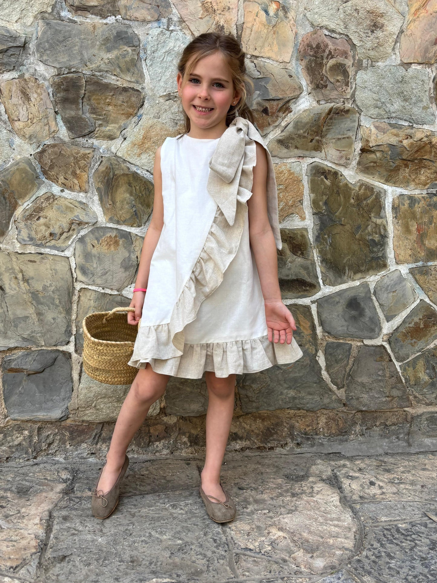 Vestido Taormina marfil